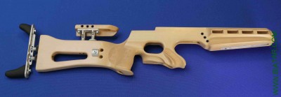 BIATHLON RIFLE STOCKS RS-6 for ANSCHÜTZ original accessories Two standard sizes - men, women. Anschütz or Izhmash shoose. Wood - walnut or maple. Magazine - front or back. For ANSCHÜTZ original accessories.