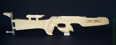 BIATHLON RIFLE STOCK RS-7 Anschütz or Izhmash. Maple or walnut. Long magazines fit. Choice of Butt Plate.