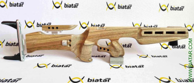 BIATHLON RIFLE STOCK RS-3 Anschütz or Izhmash. Maple or walnut. Long magazines fit. Choice of Butt Plate.